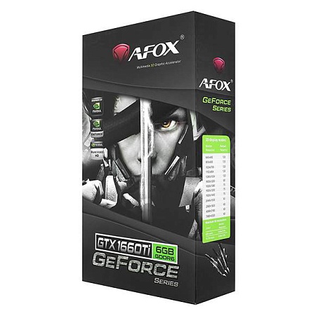 Видеокарта 6 GB Afox GTX 1660 Ti AF1660TI-6144D6H1-V3