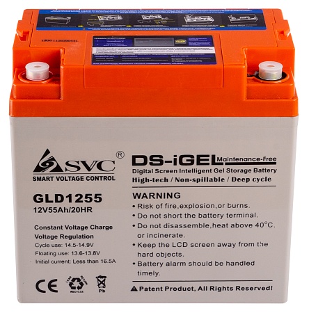 Батарея SVC GLD1255 12В 55 Ач