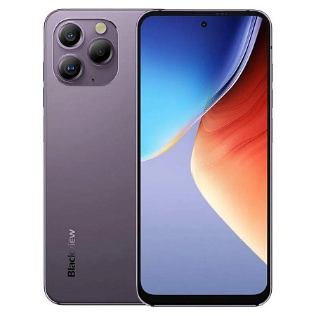 Смартфон Blackview A96 8/256ГБ фиолетовый + Смарт-часы Blackview R8 Pro 46 mm Black