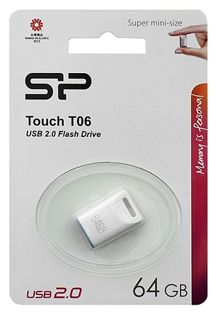 USB флешка 64GB Silicon Power Touch T06 SP064GBUF2T06V1W white