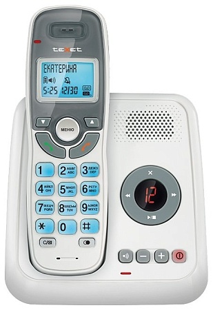Телефон беспроводной Texet TX-D6955А белый