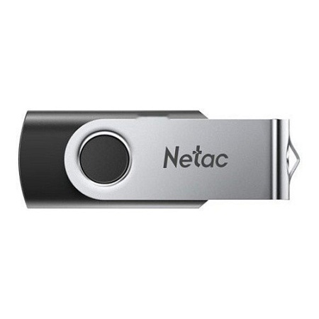 USB Флеш 32GB 3.2 Netac U505 NT03U505N-032G-32BK серебристый/черный