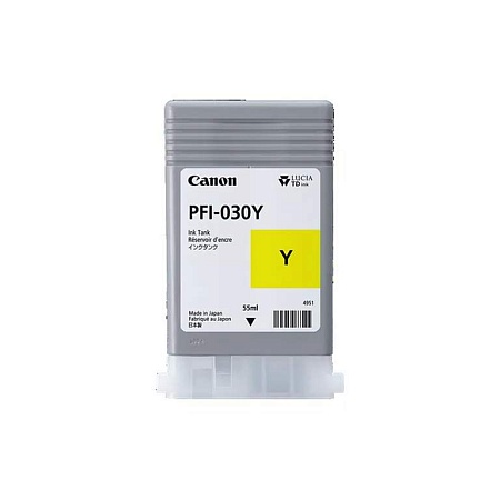 Чернила пигментные Canon Pigment Ink PFI-030 Yellow 3492C001AA