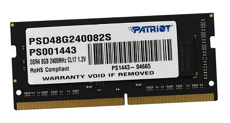 Оперативная память для ноутбука 8 GB Patriot PSD48G240082S