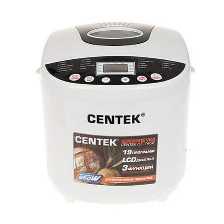 Хлебопечка Centek CT-1406 White