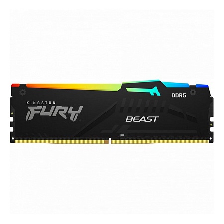 ОЗУ Kingston Fury Beast RGB 8Gb 6000MHz DDR5 DIMM, CL40, 1.25v, KF560C40BBA-8