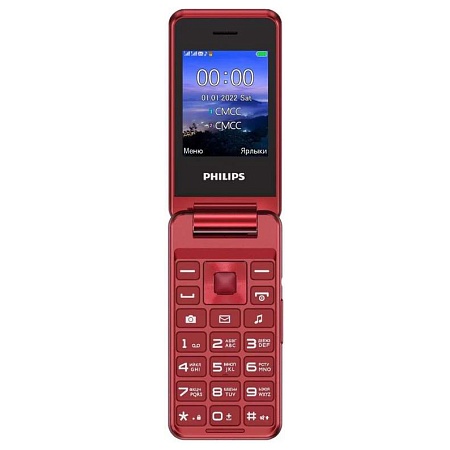 Мобильный телефон Philips Xenium E2601 красный