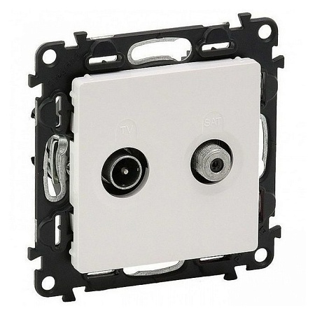 Розетка Legrand 753464 VLN-l БЕЛ TV-SAT