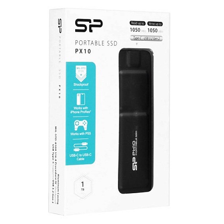 Внешний SSD диск 1 TB Silicon Power PX10 SP010TBPSDPX10CK