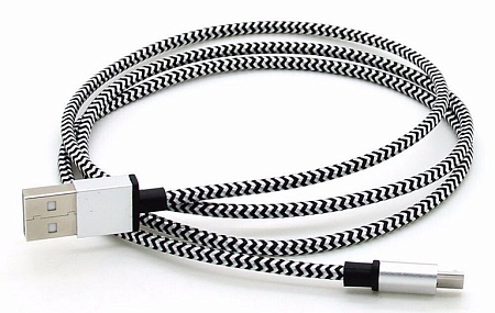 Кабель USB 2.0 Cablexpert CC-mUSB2sr1m 1м серебристый