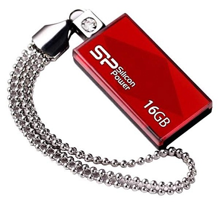 USB флешка 16GB Silicon Power Touch 810 SP016GBUF2810V1R USB 2.0 red