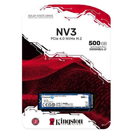 SSD накопитель 500Gb Kingston NV3 SNV3S/500G
