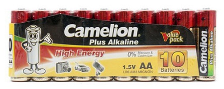 Батарейка CAMELION Plus Alkaline LR6-SP10-DA