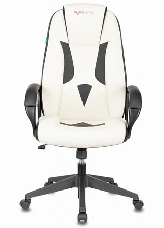 Игровое компьютерное кресло Бюрократ VIKING-8N белый/черный Игровое компьютерное кресло Бюрократ VIKING-8N белый/черный