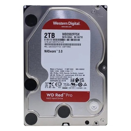 Жесткий диск 2Tb Western Digital RED PRO WD2002FFSX