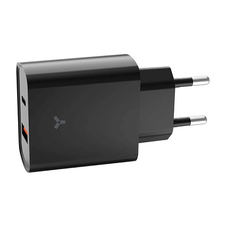 Сетевое зарядное устройство Accesstyle Crystal 20WUT Black