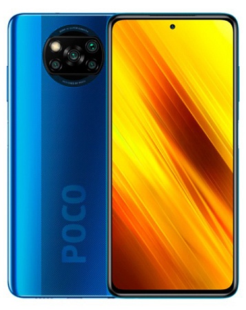 Смартфон Xiaomi Poco X3 6/128GB Cobalt Blue
