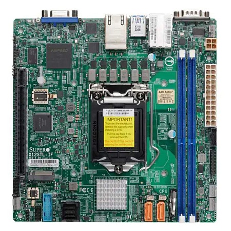Серверная материнская плата Supermicro MBD-X12STL-IF-O