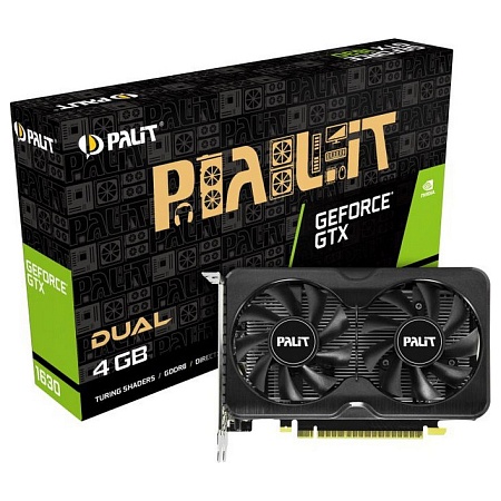 Видеокарта 4GB Palit GTX 1630 Dual NE6163001BG6-1175D