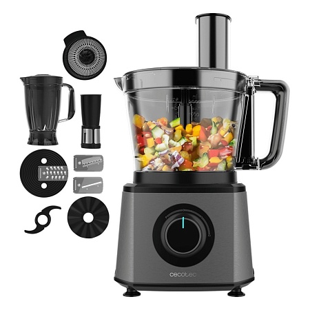 Кухонный комбайн Cecotec FoodProcessor Paprika 2000 Full черный