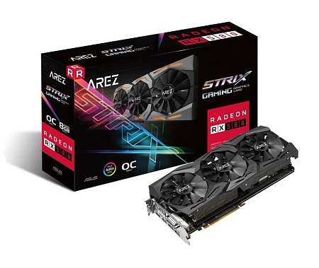 Видеокарта Asus RX580 AREZ-STRIX-RX580-O8G-GAMING