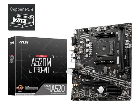 Материнская плата MSI A520M PRO-VH