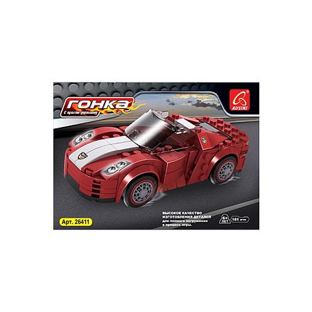 Игровой конструктор Ausini 26411 ГОНКА (181 деталь в наборе)