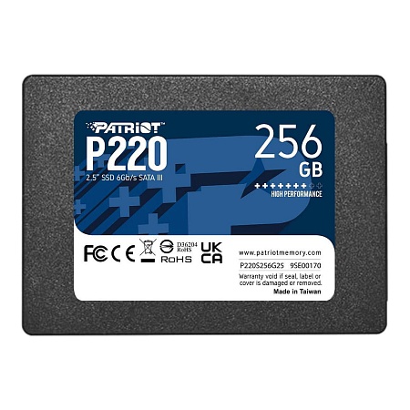SSD накопитель 256 GB Patriot P220 P220S256G25 SSD накопитель 256 GB Patriot P220 P220S256G25