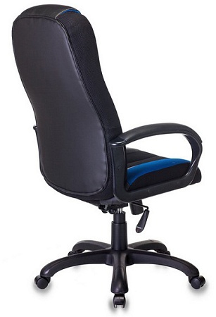 Игровое компьютерное кресло Zombie VIKING-9 черный/синий