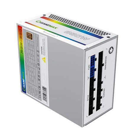 Блок питания 850W Gamemax RGB Rainbow White