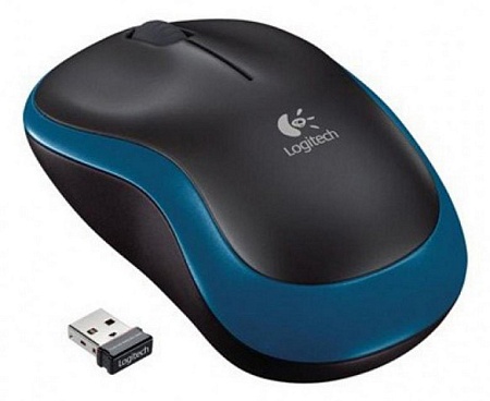 Мышь беспроводная Logitech Wireless M185 Blue 910-002239