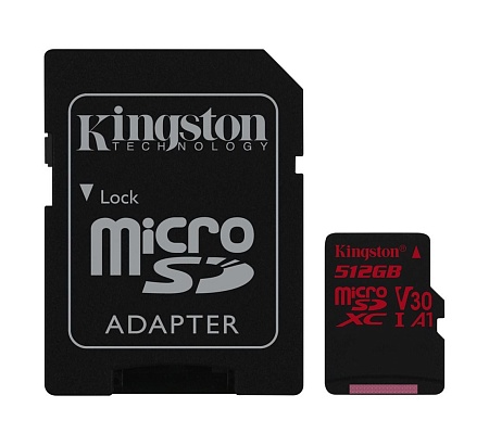 Карта памяти MicroSD 512GB Kingston SDCR/512GB
