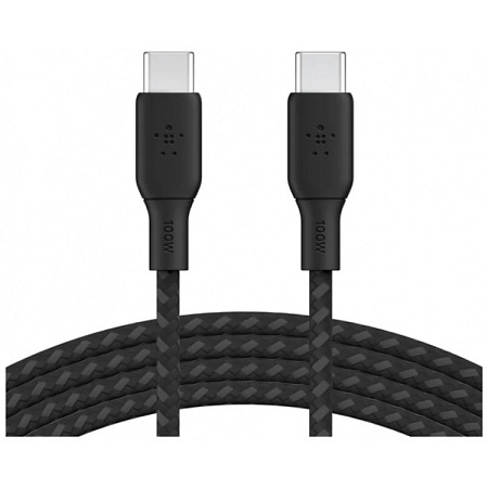 BELKIN  USB-C to USB-C 2.0 Braided silicone 3M Black