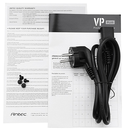 Блок питания Antec VP600P Plus EC