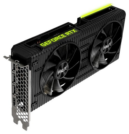 Видеокарта 8Gb PALIT RTX3060Ti DUAL OC 8G NE6306TS19P2-190AD