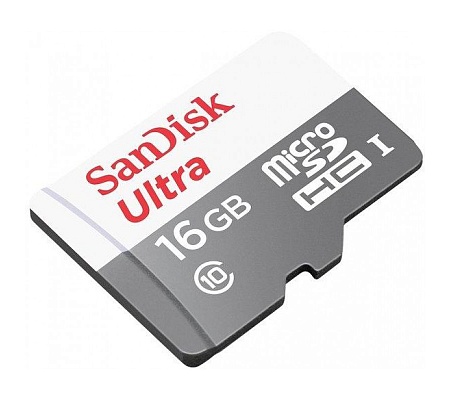 Карта памяти MicroSD 16GB SanDisk SDSQUNB-016G-GN3MA