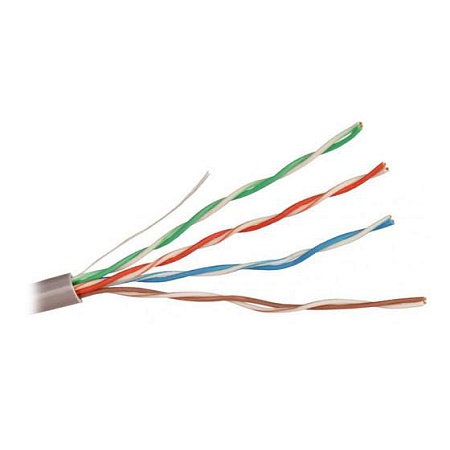 Кабель сетевой FTP ExeGate FUTP4-C5e-CCA-S24-IN-PVC-GY-100