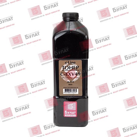 Тонер Canon iR C3320 банка 665г C-EXV49 (тонер+девелопер) Black БУЛАТ s-Line Тонер Canon iR C3320 банка 665г C-EXV49 (тонер+девелопер) Black БУЛАТ s-Line