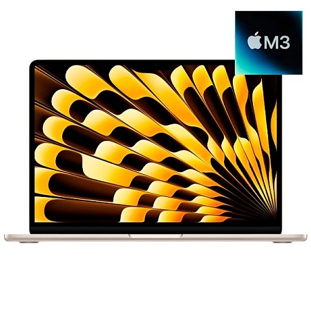 Ноутбук Apple 13-inch MacBook Air: Apple M3 16GB 256GB SSD - Starlight MC8J4RU/A Ноутбук Apple 13-inch MacBook Air: Apple M3 16GB 256GB SSD - Starlight MC8J4RU/A