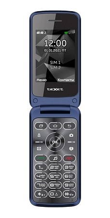 Мобильный телефон Texet TM-408 синий