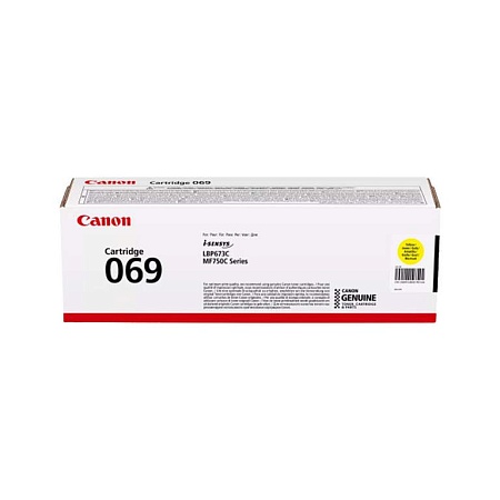 Картридж Canon CARTRIDGE 069 Yellow 5091C002AA