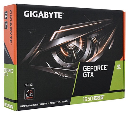 Видеокарта 4GB Gigabyte GTX 1650 SUPER GV-N165SOC-4GD