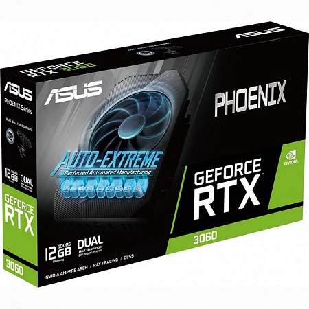 Видеокарта 12Gb ASUS RTX3060 PH-RTX3060-12G-V2