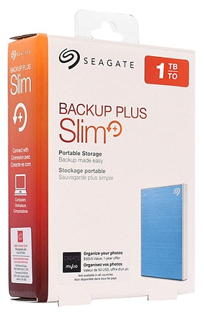Внешний жесткий диск 1 TB Seagate Backup Plus Slim STHN1000402