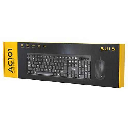 Клавиатура+мышь Aula AC101 Black Клавиатура+мышь Aula AC101 Black