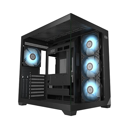 Корпус PCCooler C3T700 ARGB BK ATX/mATX/ITX USB-C USB3.0 USB2.0 Black