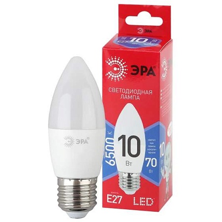 LED лампа ЭРА B35-10W-865-E27