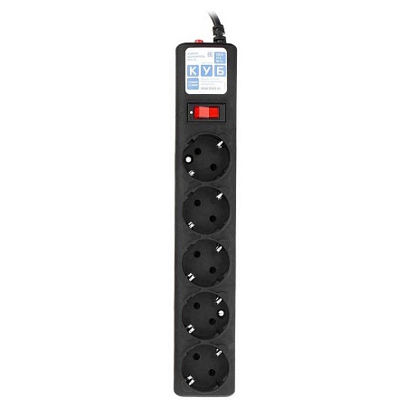 Удлинитель Power Cube SPG5-10M black
