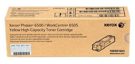 Тонер-картридж Xerox 106R01603 жёлтый