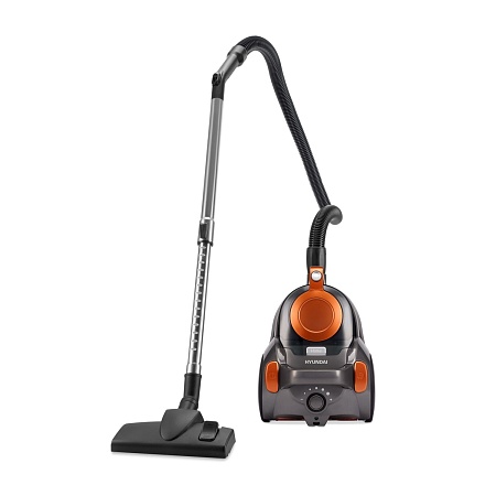 Пылесос Hyundai HYV-C5450 черный/оранжевый